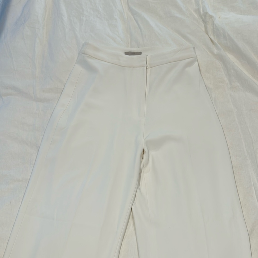 h&m white dress pants
